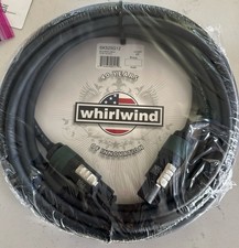 Whirlwind 25 ft XLR Male to Female Single Cable Black SK525G12