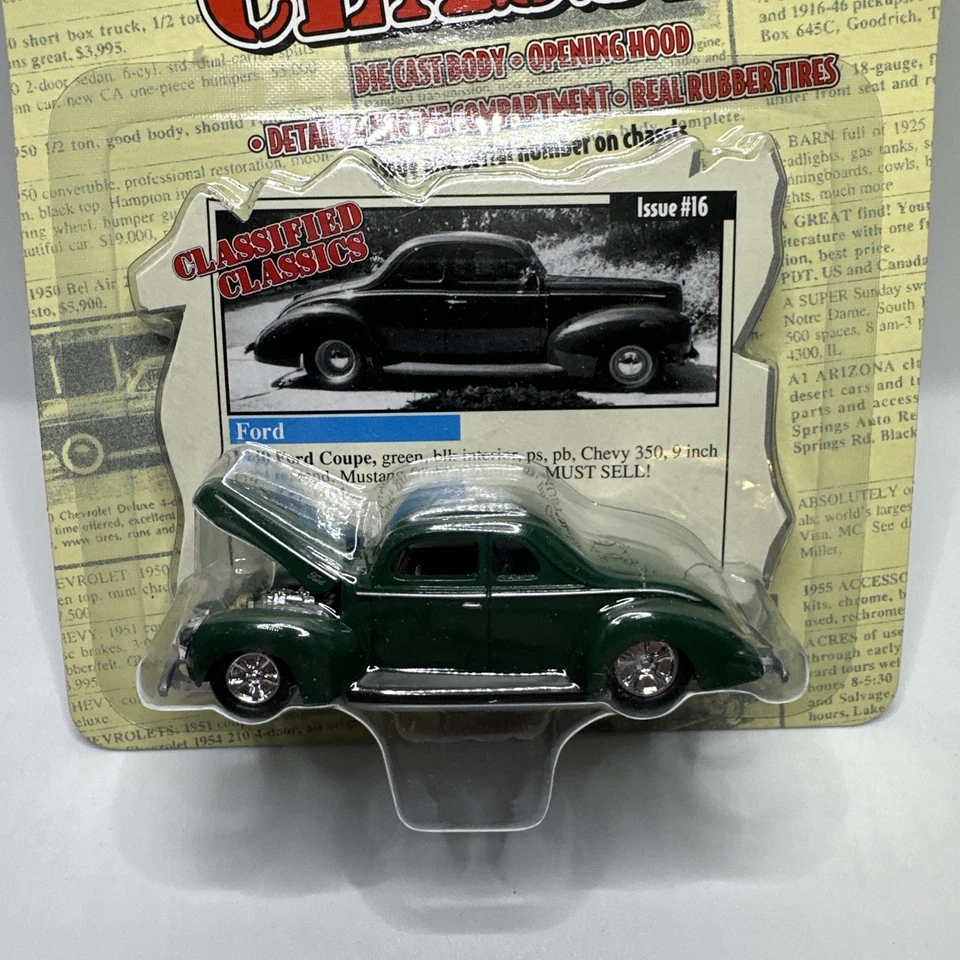 Racing Champions Classified Classics Issue #16 - 1940 Ford Coupe FAST SHIPPING - Image 2 of 4