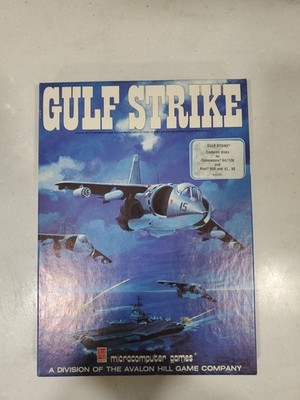 Gulf Strike Big Box 5.25'' Floppy Disc Complete PC Computer Game Avalon Hill CIB
