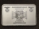 Eagle Iron Cross German Silver Bar