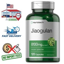 Jiaogulan 8100mg, 120 Capsules - Gynostemma Pentaphyllum Natural Herbal Extract