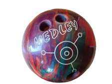 Ebonite Medley 8.3 lb Red Swirl Bowling Ball & Ebonite Bag