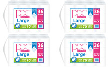 144 Rolls Toilet Roll 2 Ply Quilted Tissue Bulk Pack Soft Strong Mega Value