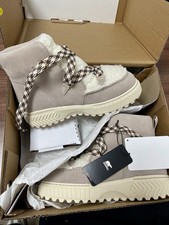 Image of Sorel Ona Ave Alpine Winter Boots UK Size 4 Waterproof Crushed Clay Chalk