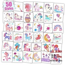 Glitter Tattoos for Kids Birthday Party Favors - Girls Favors - Temporary