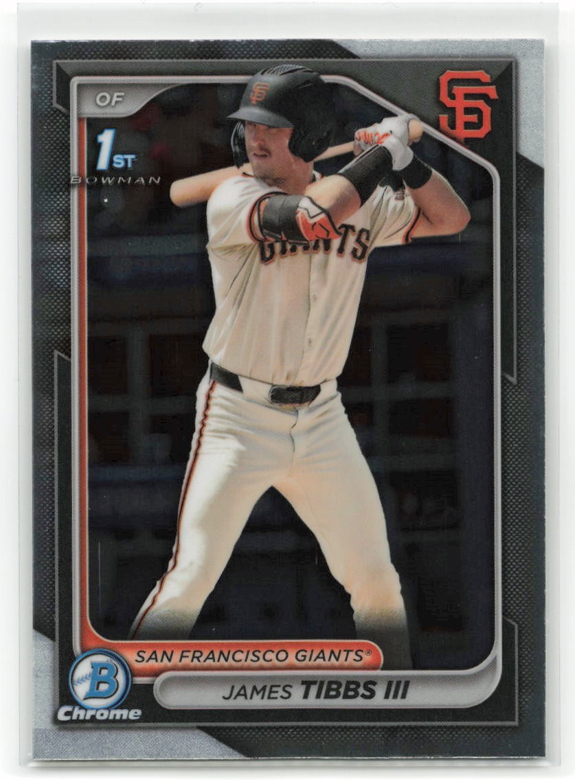 2024 Bowman Draft Chrome James Tibbs III (RC) #BDC-40 MINT!