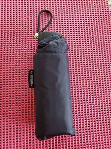 Unisex Navy Blue Tote Raines Travel Umbrella With Pouch
