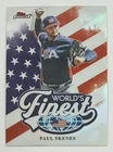 Paul Skenes 2026 Topps Finest MLB Worlds Finest Refractor #WF-2 USA Pirates