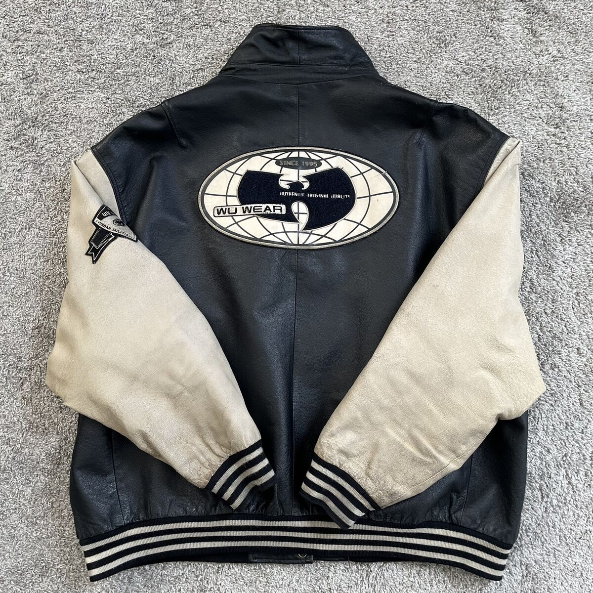 🔴Wu-Wear Jacket Size 4XL Wu-Tang 90's Rare Vintage Leather 🔴Wu-Wear Jacket Size 4XL Wu-Tang 90's Rare Vintage Leather