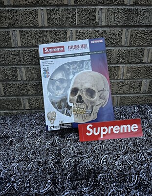 Supreme FW23 4D Model Human Skull 21 Piece Puzzle *Confirmed* | eBay