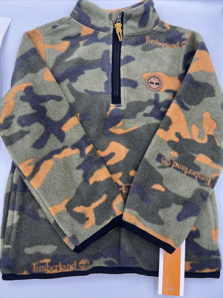 Timberland Pullover Y Joggers Conjunto de 2 Piezas Vellón Niños (4-7) Talla 4 Foto 2 de 4