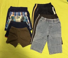 Boys Name brand Toddler Kids Clothing Lot 12 MONTHS 12M tops bottoms Please Look