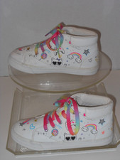 PLACE MULTI-COLOR HIGH-TOP LACE-UP SNEAKERS SIZE 5 MEDIUM