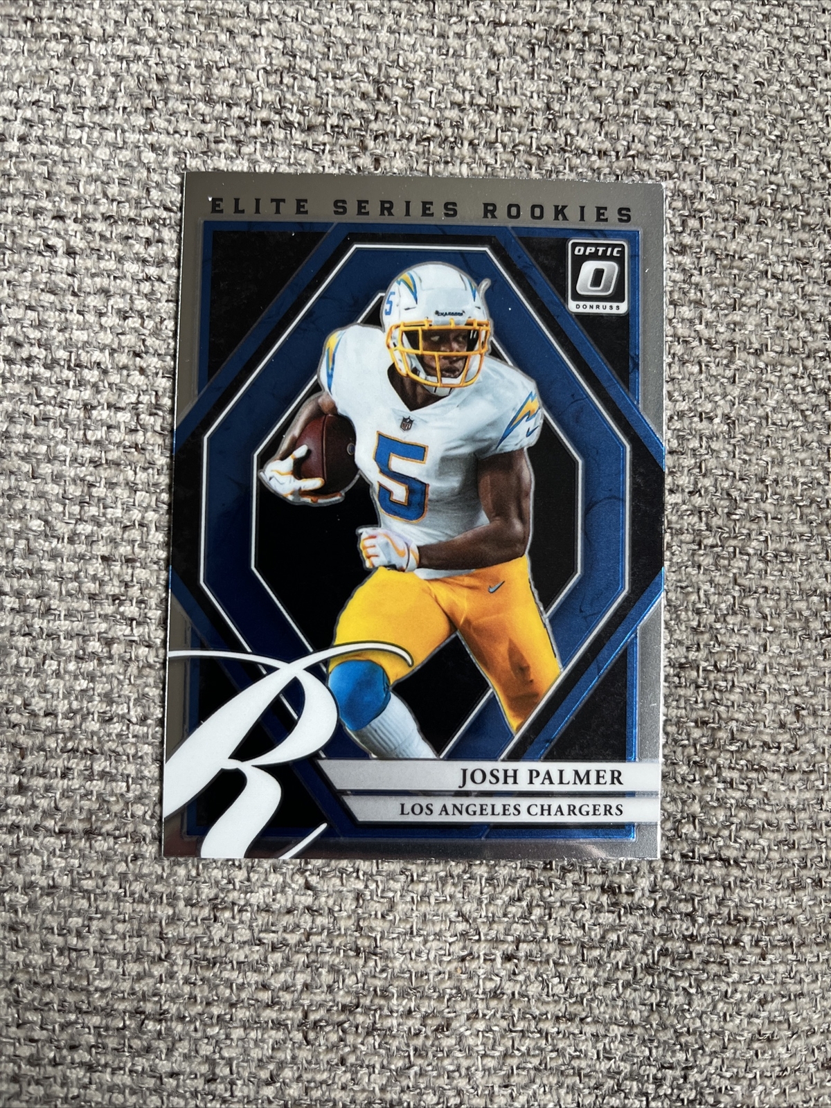 2021 Donruss Optic Josh Palmer Elite Series Rookies RC #ESR-18 Chargers
