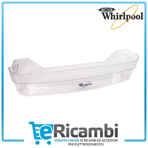 Balconcino Mensola Portabottiglie Frigo Whirlpool Ignis Originale 481241848957 - Foto 3 di 5