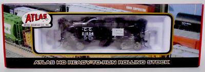 ATLAS  HO Scale  #1876-1   2 Bay  Coal Hopper  NEW  # 21809   CENTRAL OF GEORGIA