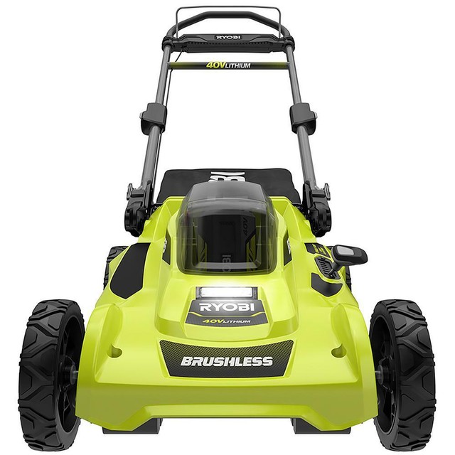 RYOBI P1100A 16 in. ONE+ 18Volt LithiumIon Cordless Battery Lawnmower