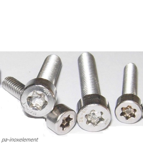 Viti Cilindriche M2x3 Mm - 20 Pezzi In Acciaio Inox A2 Con Testa TX
