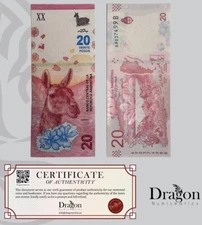 Argentina 20 Pesos 2017 P-361A Banknote World Paper Money UNC Currency BILL 🐉