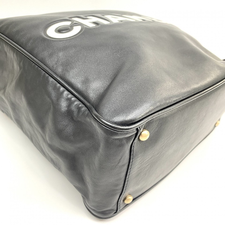 [Used] CHANEL Camellia Flower Tote Bag Leather Women's Shoulder Bag No