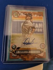 2022 Topps Gypsy Queen Deivi Garcia Blue Parallel GQ Auto #’ed  /99 Yankees