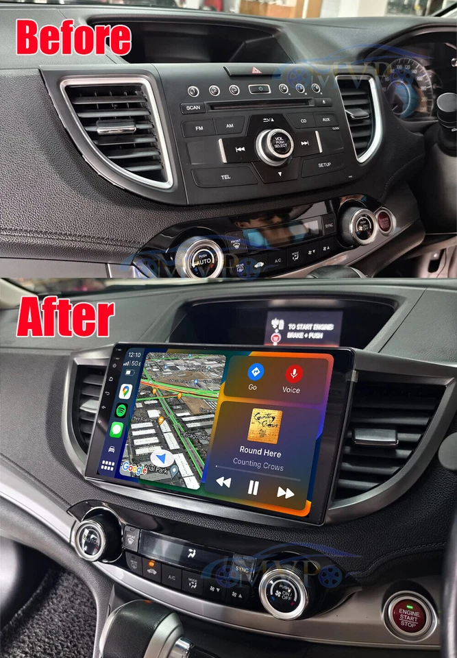 For Honda CRV CR-V 2012 2013-2016 Head unit Android 14 GPS Carplay Radio Stereo - Image 2 of 4