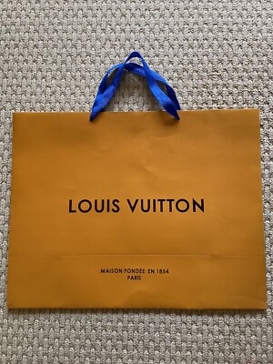 Louis Vuitton Shopping Bag Gift Bag Orange 19.5W