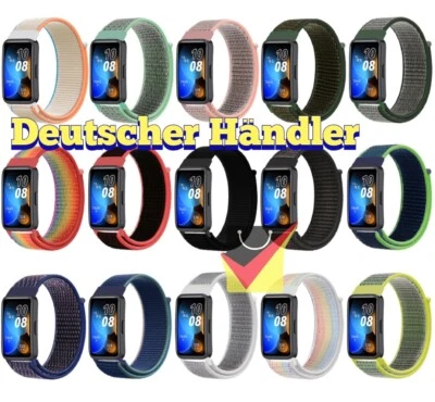 Armband Für HUAWEI Band 10 /9 / 8 Nylon Ersatz Uhrenarmband, strap fitness watch - Bild 1 von 4
