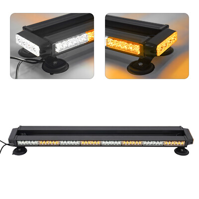 37'' 104 LED Strobe Light Bar Amber Response Emergency Beacon Warn Tow Truck NEW