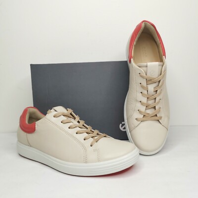 ECCO Soft 7 Casual Sneakers Lace Up Leather US Size 9-9.5 EU 40