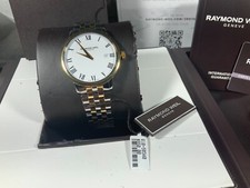 Orologio Uomo Raymond Weil Toccata Acciaio Bicolore Quadrante Bianco Quarzo 5488-STP-00300