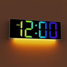 JALL 12 Large Digital Wall Clock with Remote ...
