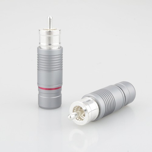 4 PIEZAS Enchufe de audio RCA enchapado en plata Enchufe conector RCA de alta gama - Imagen 2 de 10