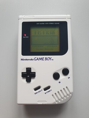 Nintendo GameBoy Classic Konsole Weiß White Magic | Displayscheibe & Gehäuse NEU
