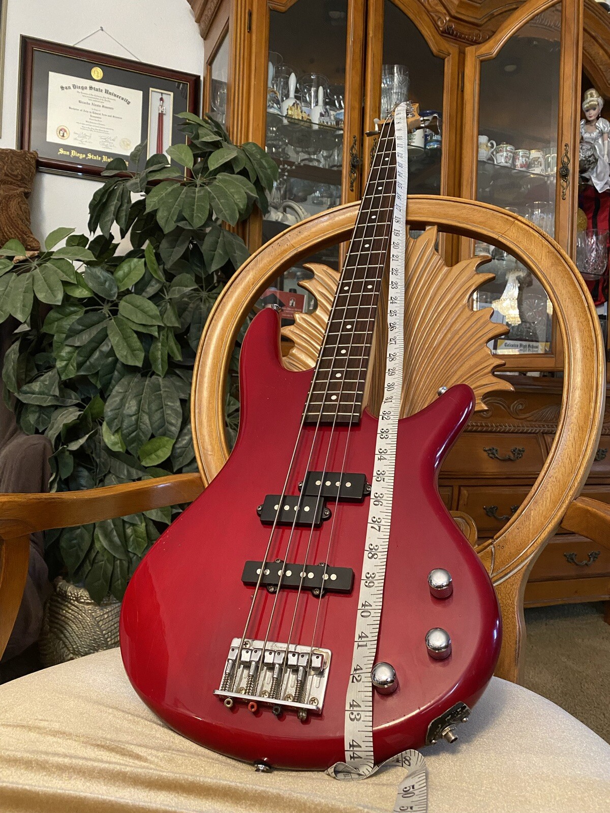 Ibanez Soundgear 4 String Electric Bass Guitar Red | eBay