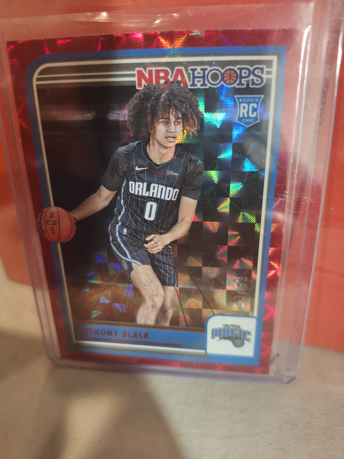 2023-2024 NBA HOOPS Asia Red Hyper Anthony Black Rc /99 #257