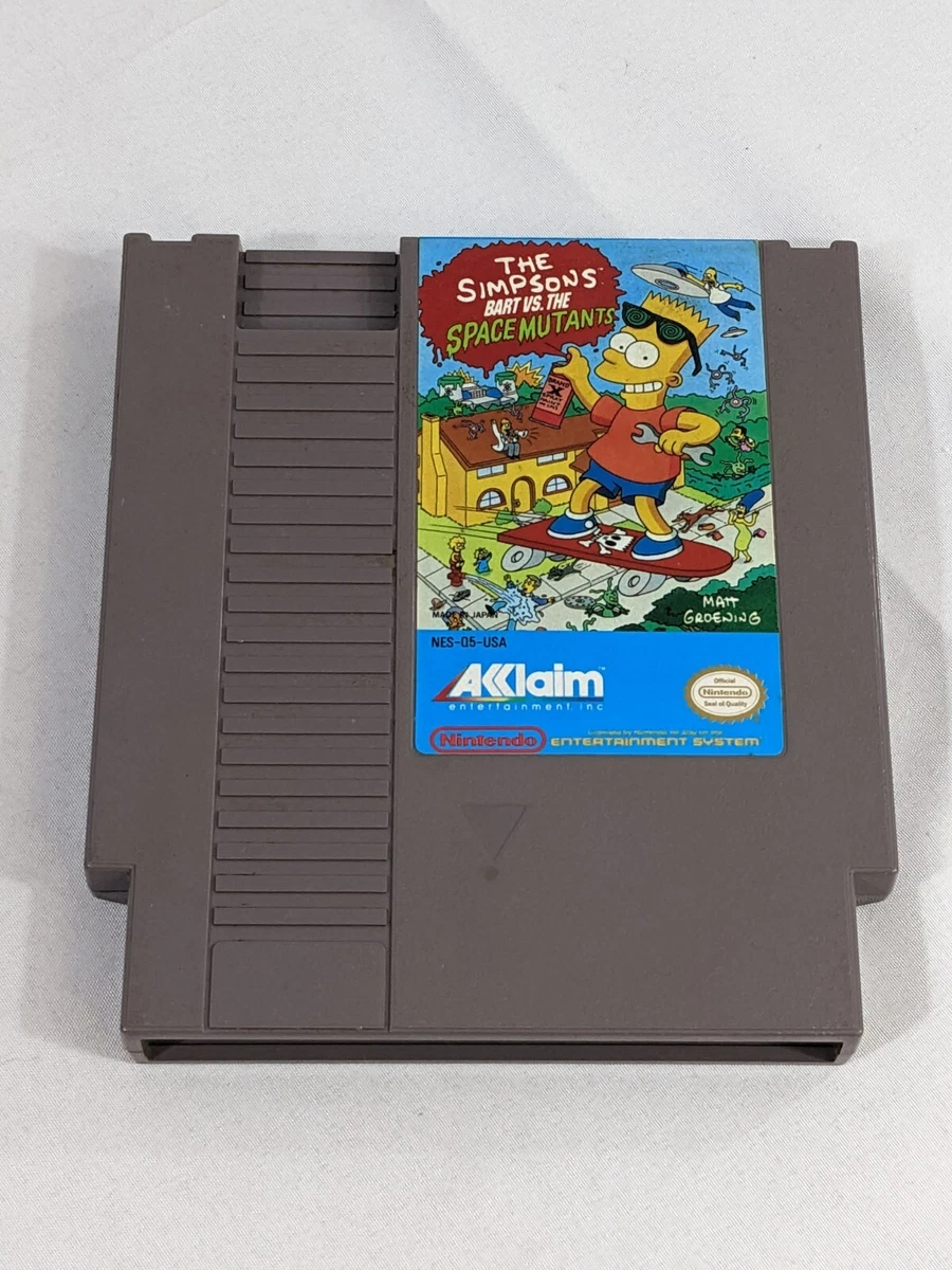 The simpsons clearance nes