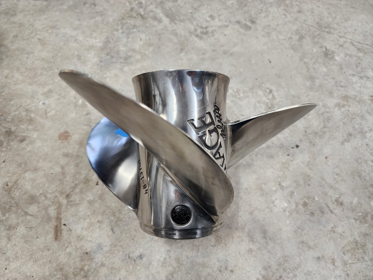 Mercury Mirage 48-13701 19p Stainless Steel Propeller 15 1/2 X 19