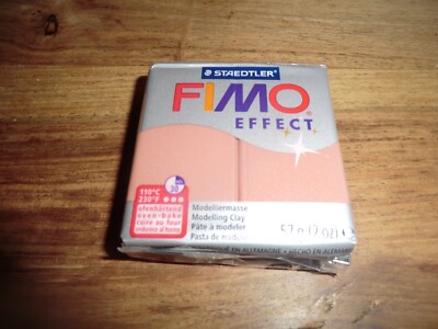 Fimo Modelliermasse FIMO  soft, 57g Effekt pearl rosegold-NEU