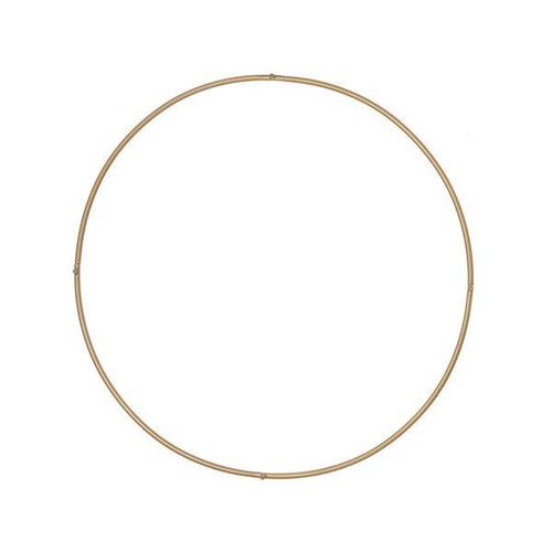36-Inch wide Gold Metal Round Hoop Hanging Wreath Ring Wedding Party Decorations - 第 2/10 張圖片