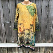 Almirah Embroidered Kurta Kurti Kameez Indian Bollywood Pakistani Tunic Top XL