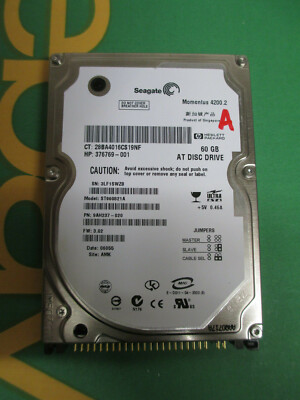 Seagate 60GB IDE PATA 2,5'' Laptop Festplatte HDD ST960821A (I96-A)