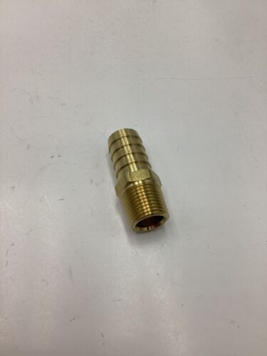 (Pack of 5) Dixon Valve 3/4" Hose Barb ID x 1/2" NPTF Brass Fittings 1021208C - Picture 4 of 8