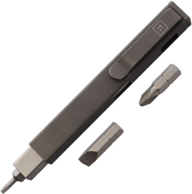 Big Idea Design Titanium Bit Bar Inline Rare-Earth Magnets S2 Steel Hex Bits