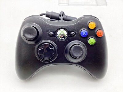 Microsoft XBOX 360 コントローラー Official Microsoft Xbox 360 BLACK Wireless Controller