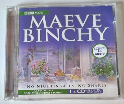 AUDIO BOOK Maeve Binchy NO NIGHTINGALES, NO SNAKES on 1 x CD BBC Short Stories