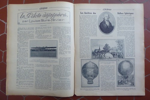 1920 LUFTLEBEN RENE CAUDRON LUFTSCHIFF R-80 BALLON GAMBETTA LUFTNETZ - Bild 4 von 9