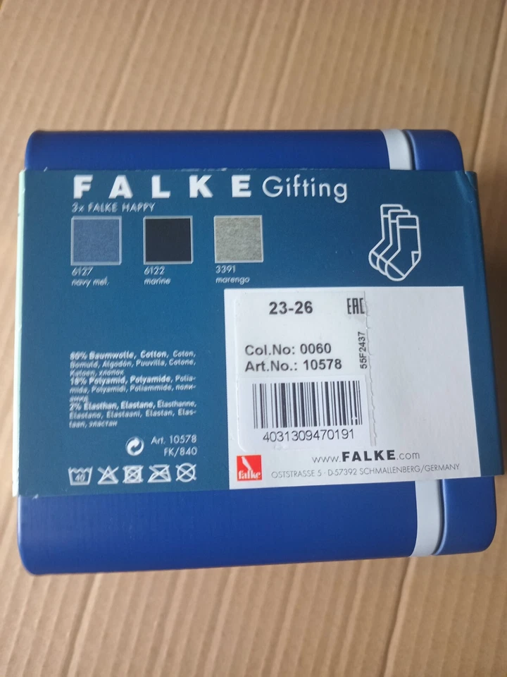 Falke Happy Sneaker Socks Gift Box ( Dent ) - Kids 23-26 - Image 2 of 4
