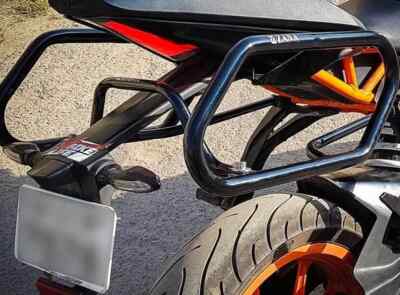 Mattschwarz Sattel Stay für KTM RC 200 & 390 Strukturiert Design