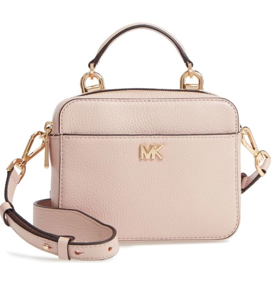 MICHAEL Michael Kors Selma Mini Color-Blocked Cross-Body Bag in Pink